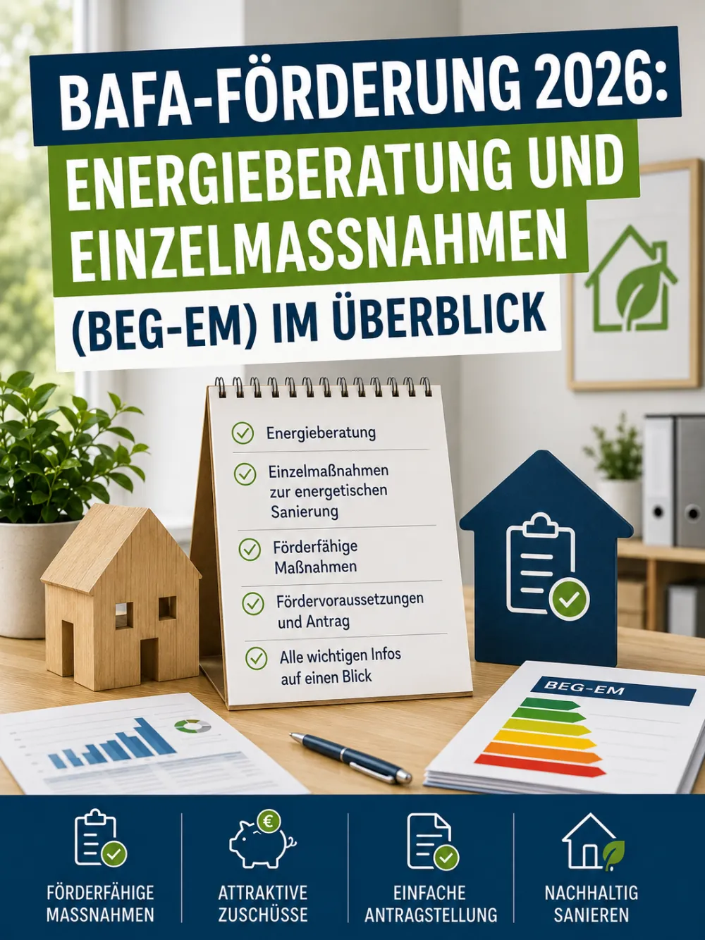 BAFA-Förderung 2026: Energieberatung und Einzelmaßnahmen (BEG-EM) im Überblick