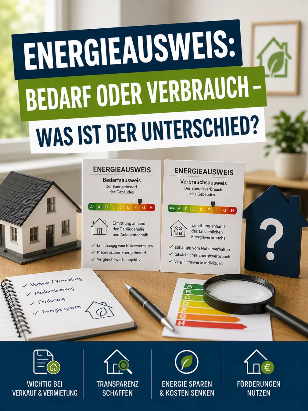 Energieausweis: Bedarf oder Verbrauch – was ist der Unterschied?