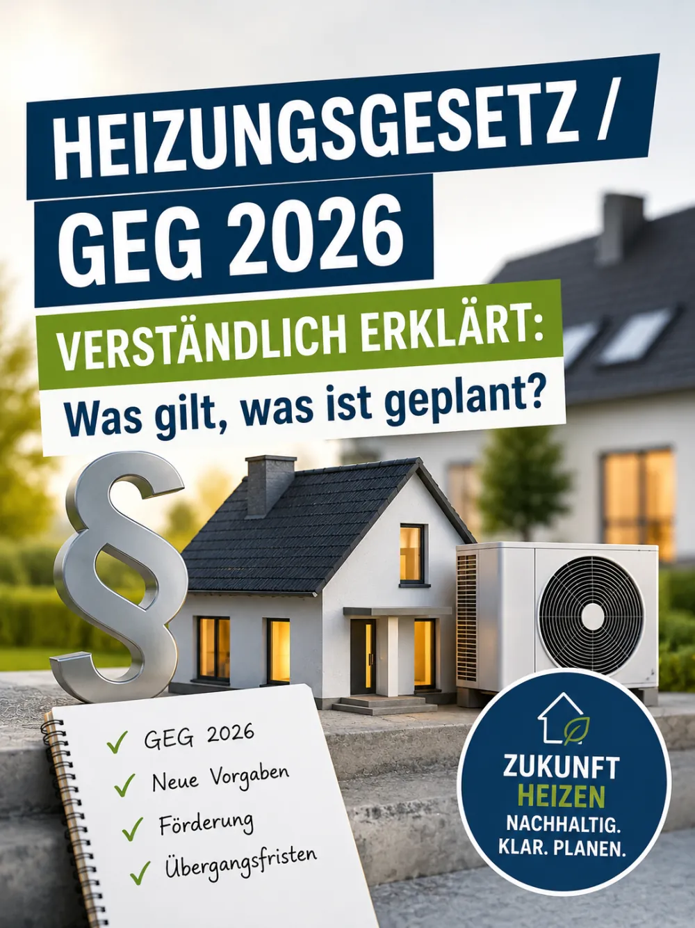 Heizungsgesetz / GEG 2026 verständlich erklärt: Was gilt, was ist geplant?